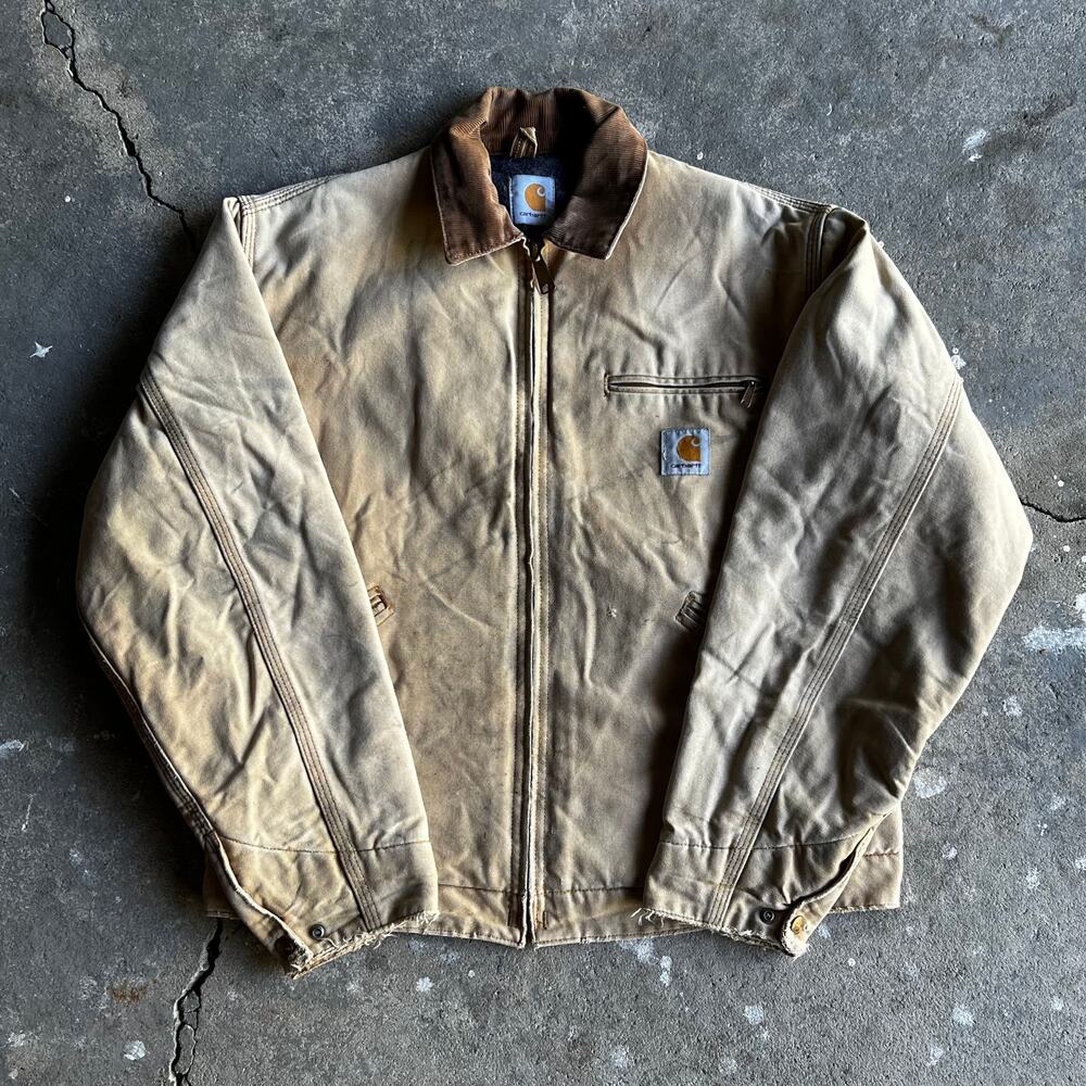 Carhartt brown detroit work wear jacket